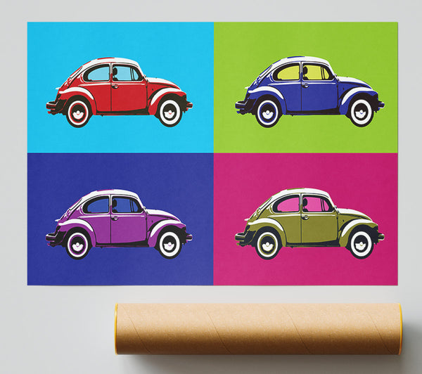 Beetle Pop Art Print