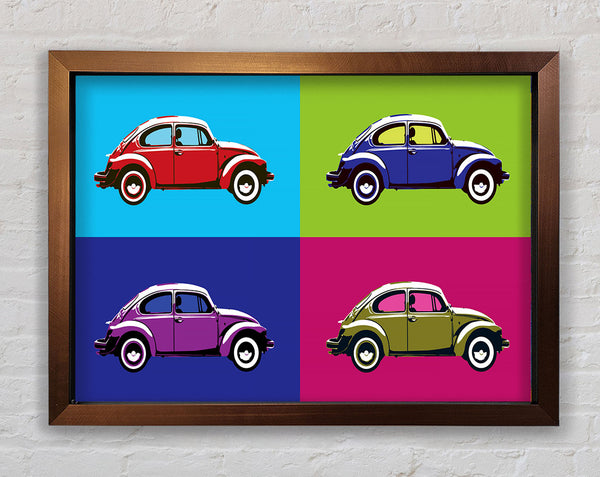 Beetle Pop Art Framed Print