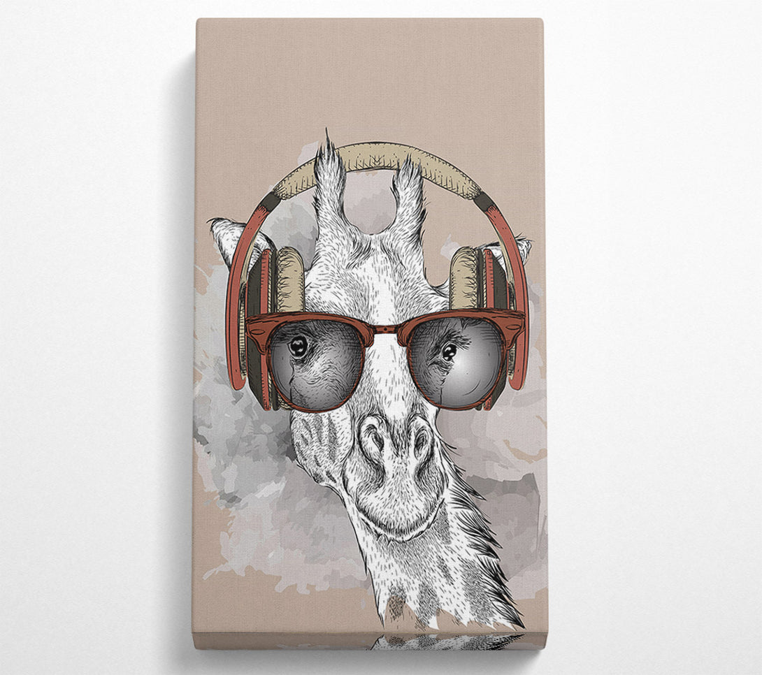  A Canvas Print of Funky Giraffe Canvas Wall Art