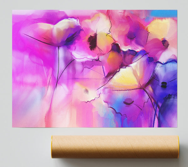 Pink Poppy Vision Poster
