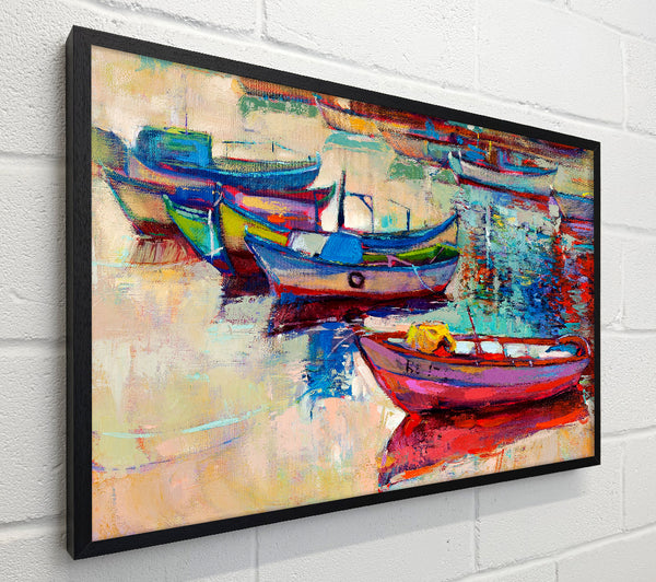 Colourful Boats On The Water