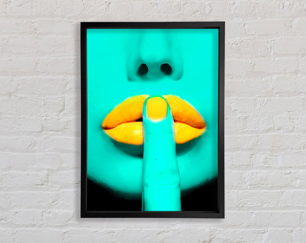Pssst, orange Lippen