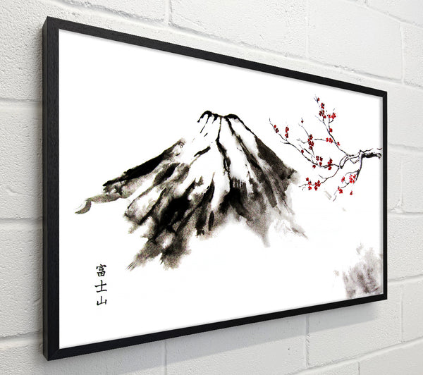 Japanese Cherry Blossom Mountain