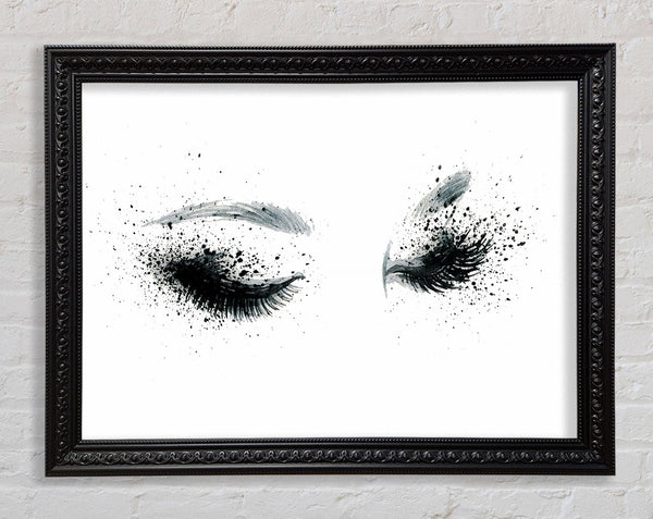 Augen, die flattern