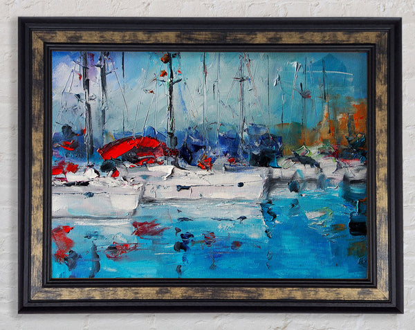 In The Harbour Framed Print