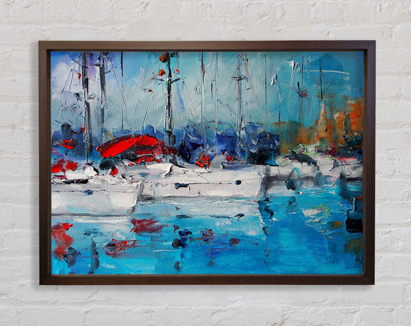 In The Harbour Framed Print