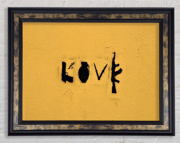 Where is Love Framed Print