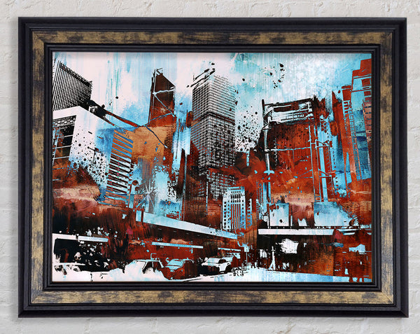 Chocolate City Blues 1 Framed Print