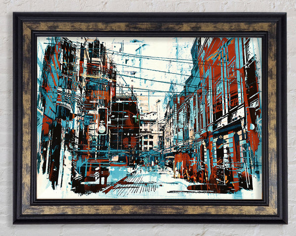 Chocolate City Blues 2 Framed Print