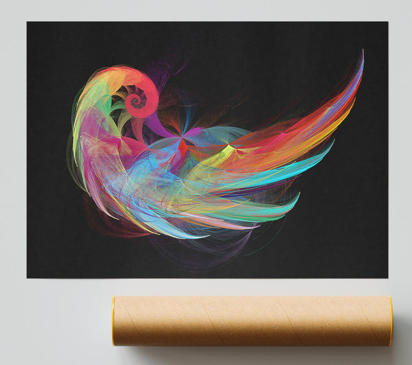 Wings Of A Rainbow Poster