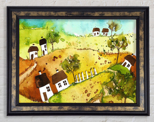Countryside Living Framed Print