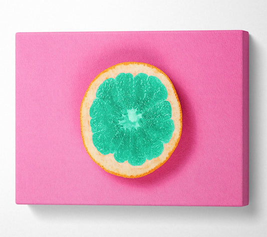 Orange Slice Canvas Wall Art
