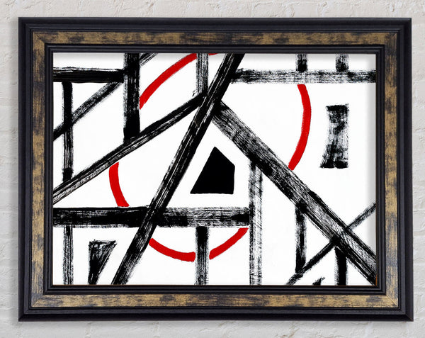 Lines To Nowhere Framed Print