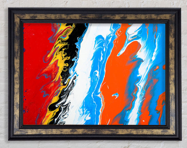 Sea Of Colours 2 Framed Print