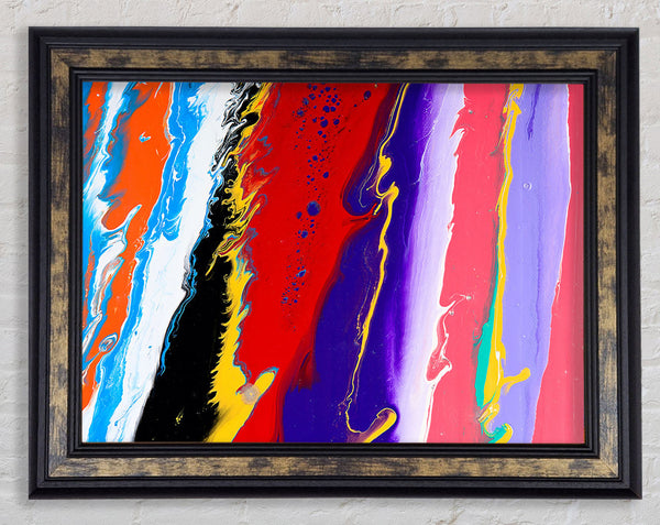 Sea Of Colours 1 Framed Print