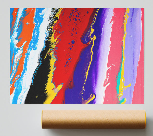 Sea Of Colours 1 Print