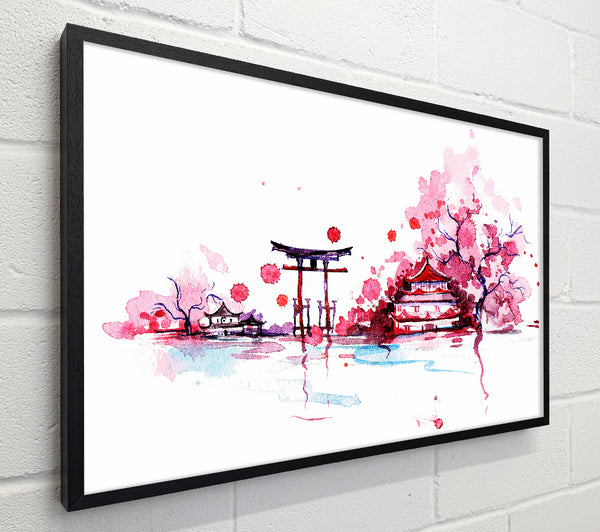 Pink Chinese Village