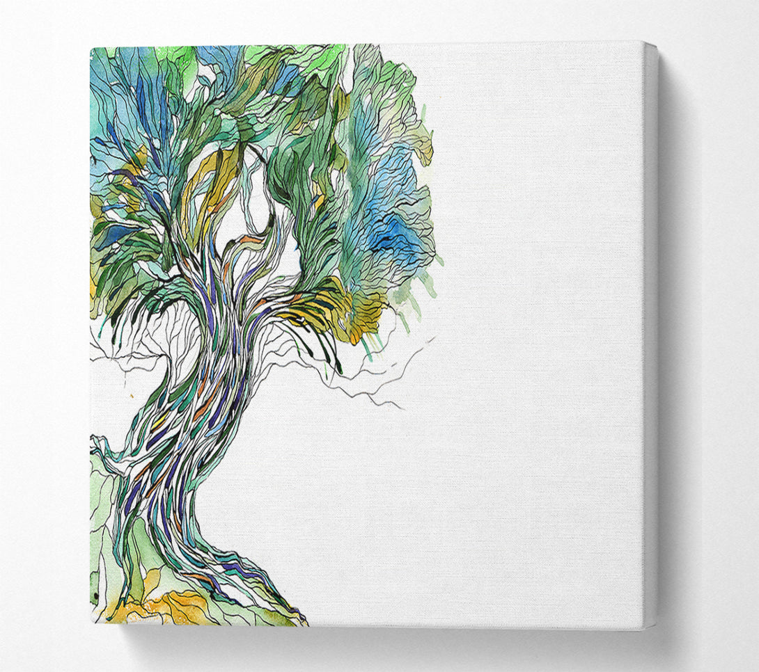  A Canvas Print of Tree Of Life Canvas Wall Art