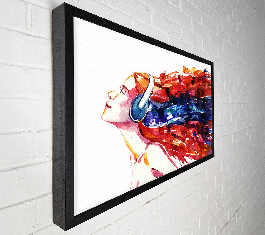  A Canvas Print of Music Moves Me Canvas Print