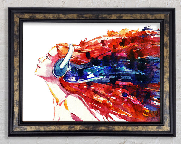 Music Moves Me Framed Print