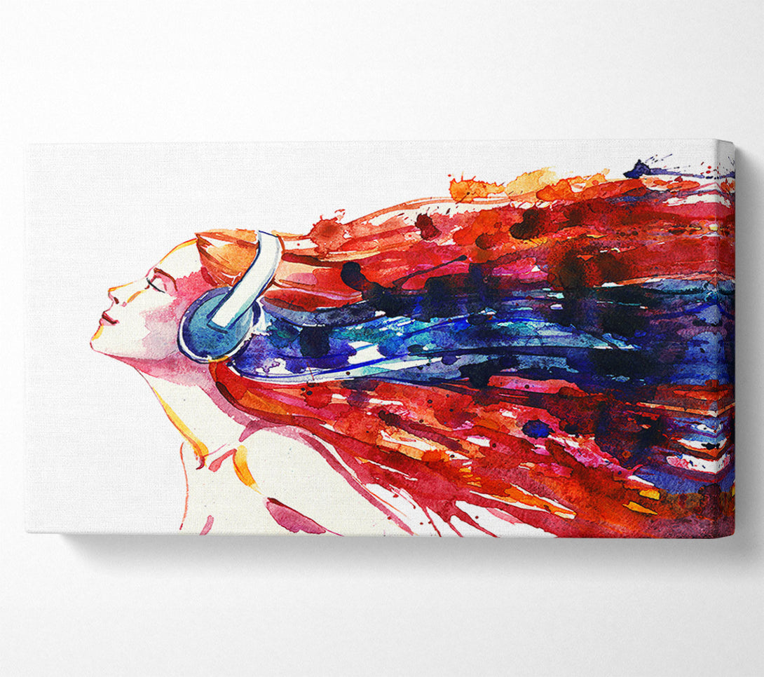  A Canvas Print of Music Moves Me Canvas Print