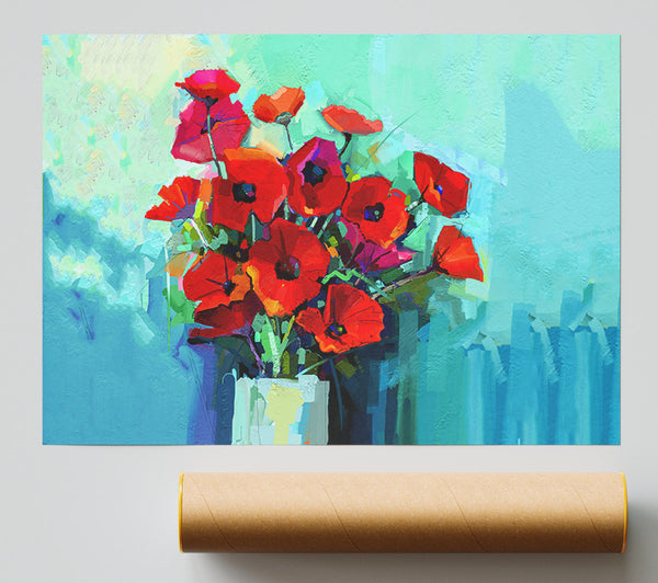 Poppy Vase Beauty Poster