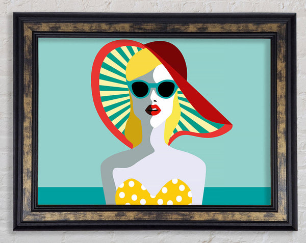 Summer Beauty Framed Print