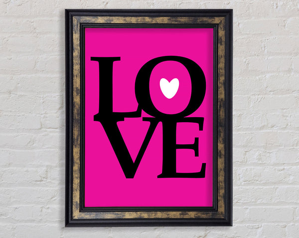 Love 2 Framed Print