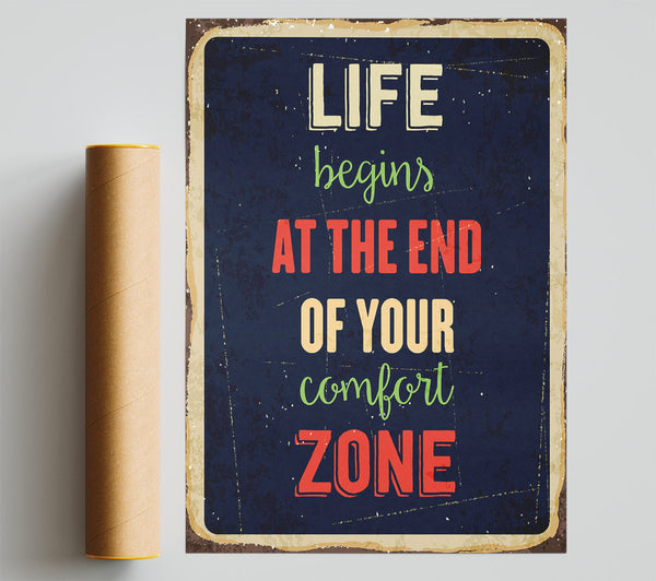 Life Begins At The End Print