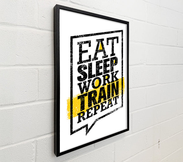 Eat Sleep Work Train Repeat 1