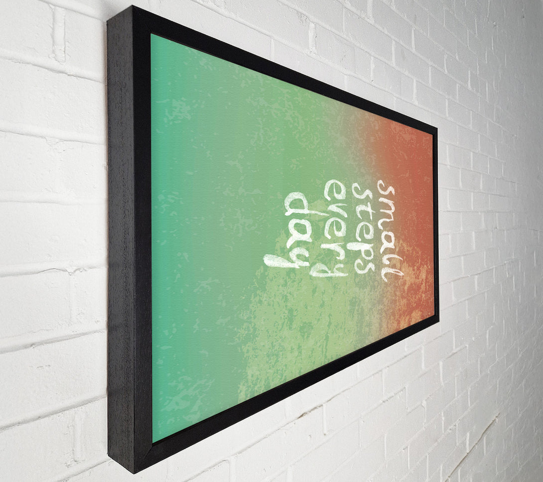  A Canvas Print of Small Steps Every Day Canvas Art