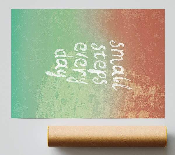Small Steps Every Day Print