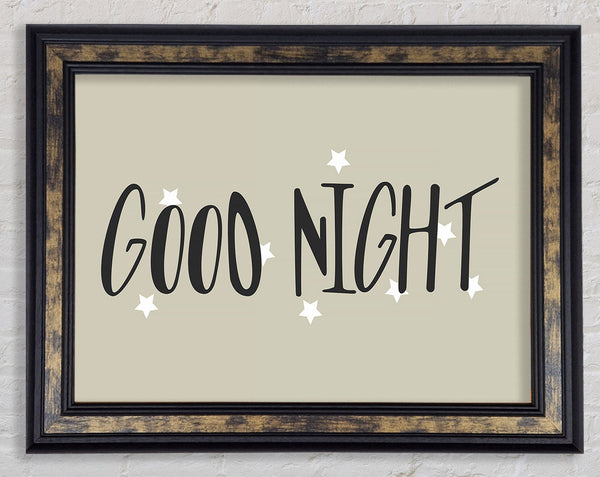 Good Night Framed Print