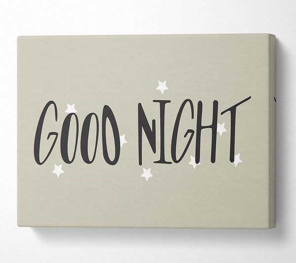  A Canvas Print of Good Night Canvas Wall Art