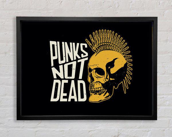 Punks Not Dead 1 Framed Print