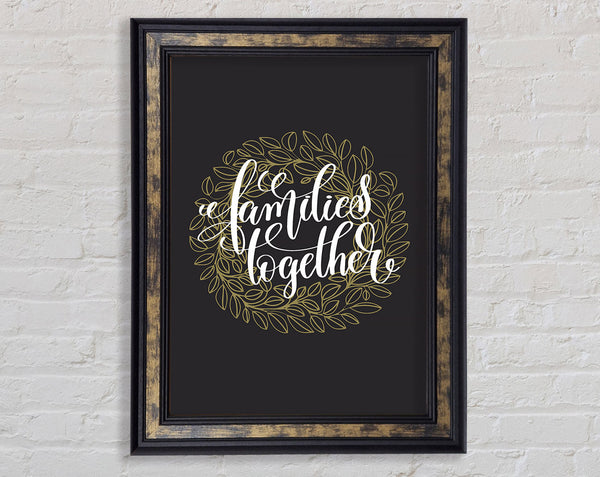 Families Together Framed Print