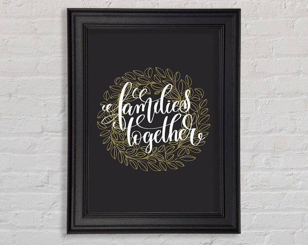 Families Together Framed Print