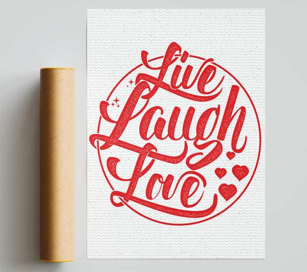 Live Laugh Love 1 Giclee Print