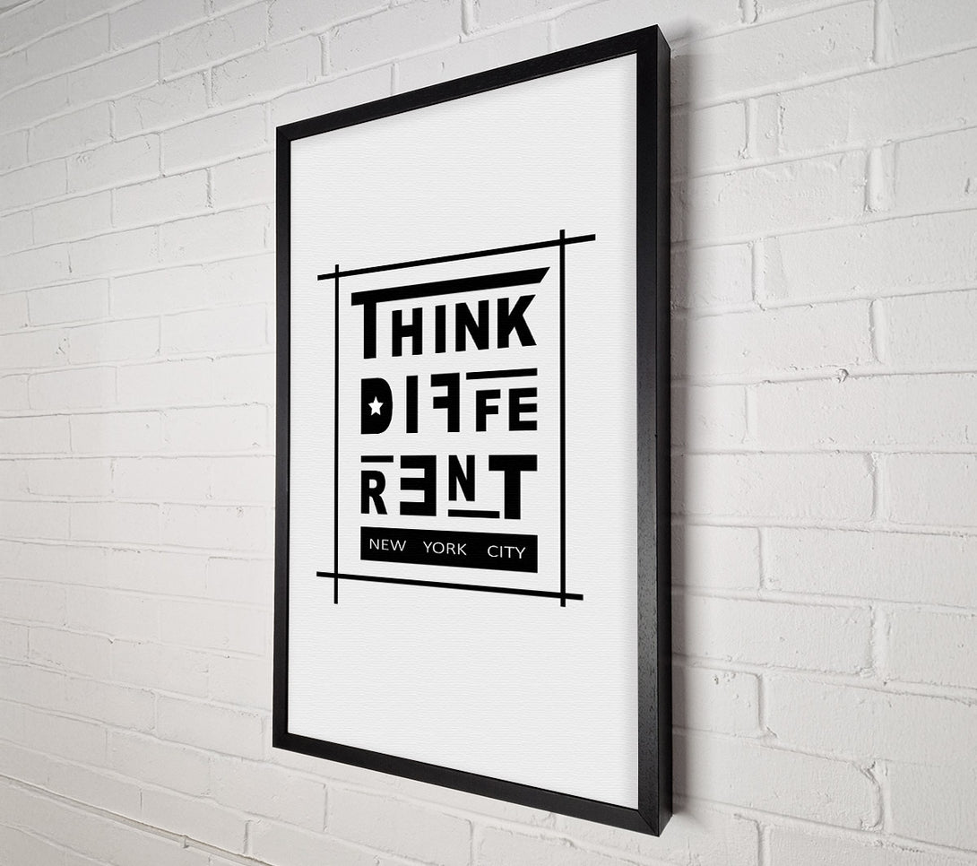  A Canvas Print of Think Different Canvas Print