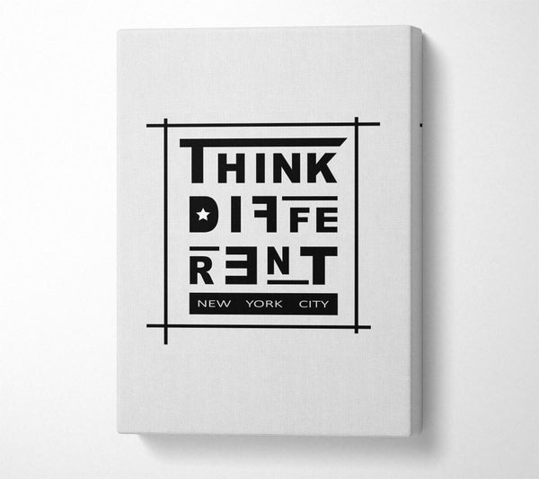  A Canvas Print of Think Different Canvas Print