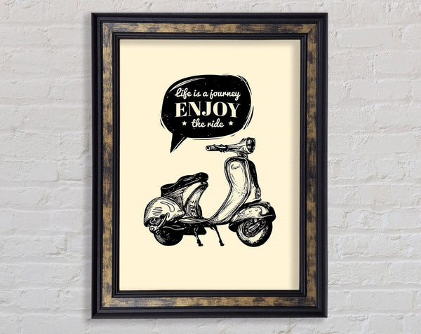 Life Is A Journey 2 Framed Print