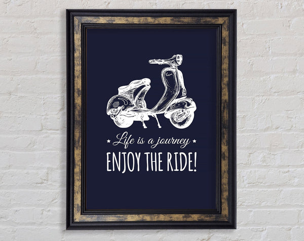 Life Is A Journey 1 Framed Print