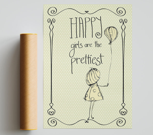 Happy Girls Are The Prettiest Giclee Print