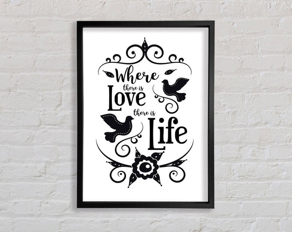 Where There Is Love Framed Print