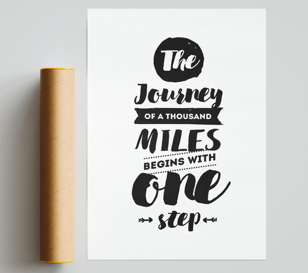 The Journey Of A Thousand Miles Poster