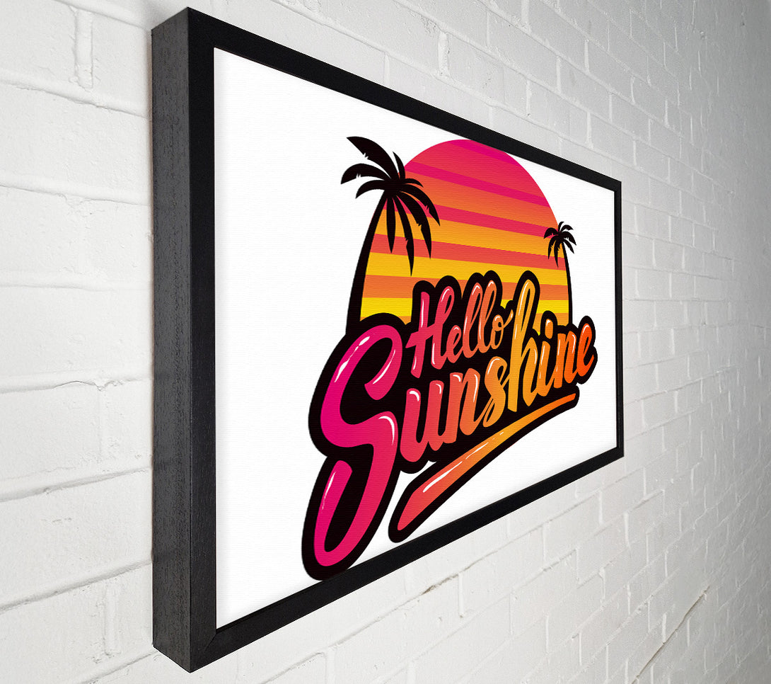  A Canvas Print of Hello Sunshine 2 Canvas Art