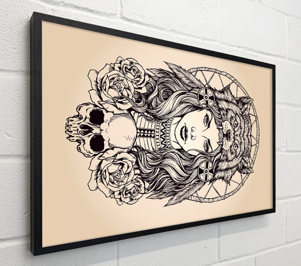 Indian Bear Woman