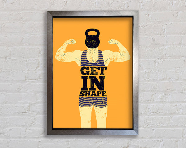 Get In Shape Framed Print