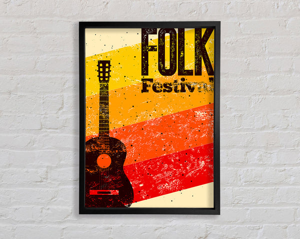Folk Festival Framed Print