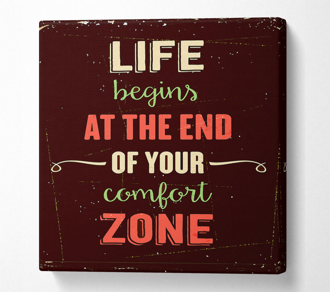  A Canvas Print of Life Begins Canvas Print